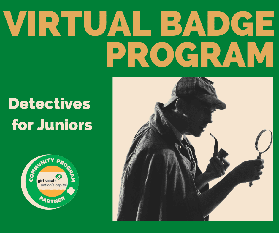 Virtual badge program detectives for juniors.